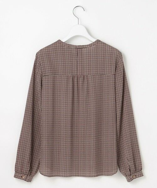 J.PRESS / ジェイプレス シャツ・ブラウス | デシンハウンドトゥースプリント ブラウス | 詳細8