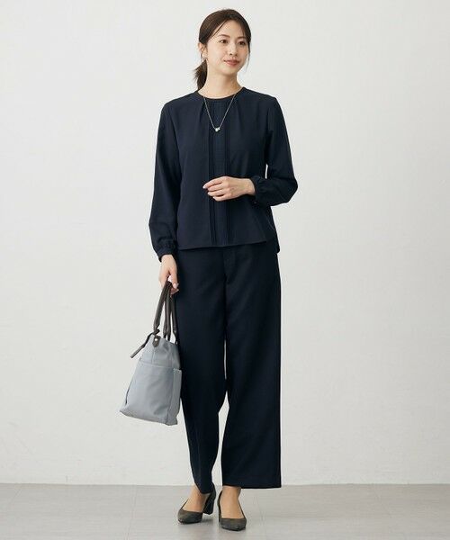 J.PRESS / ジェイプレス シャツ・ブラウス | ヌーディスバックサテン ブラウス | 詳細13