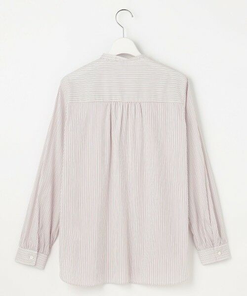 J.PRESS / ジェイプレス シャツ・ブラウス | BEZ ドビーストライプ バンドカラー ブラウス | 詳細8