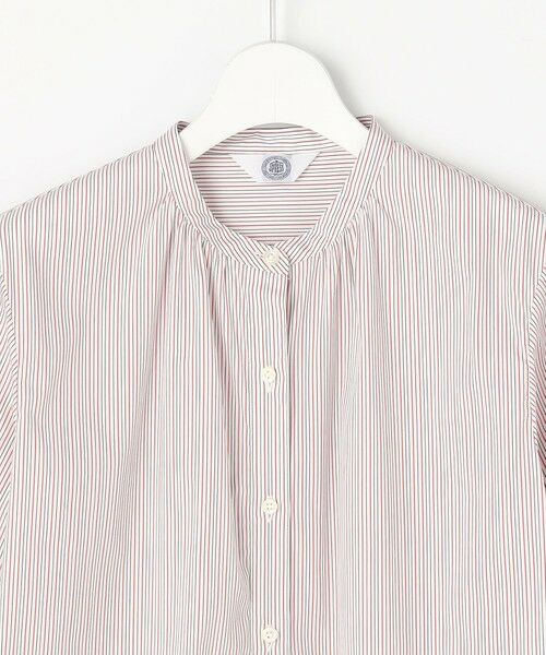 J.PRESS / ジェイプレス シャツ・ブラウス | BEZ ドビーストライプ バンドカラー ブラウス | 詳細9