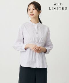 J.PRESS / ジェイプレス シャツ・ブラウス | 【WEB限定】ストライプ シャーリング ブラウス