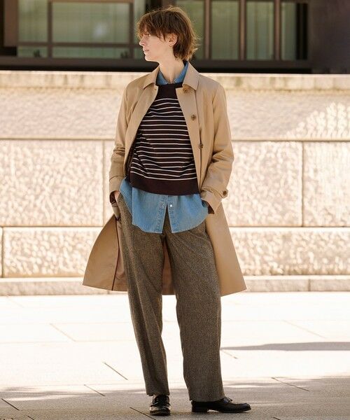 J.PRESS / ジェイプレス ステンカラーコート | コンパクトギャバ ステンカラー コート | 詳細1