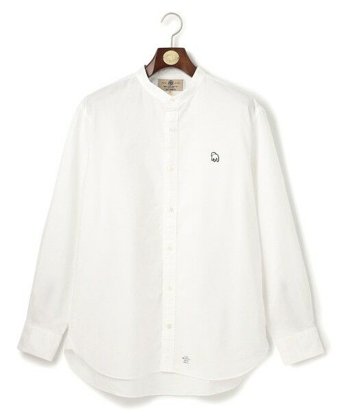 J.PRESS/ジェイプレス 【KING SIZE】【IVY COLLECTION】バックブルオックスガーメントダイ シャツ ホワイト系 5L J.PRESS/ジェイプレス 【KING SIZE】【IVY COLLECTION】バックブルオックスガーメントダイ シャツ ホワイト系 5L