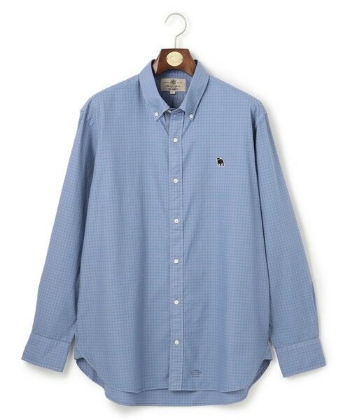 J.PRESS/ジェイプレス 【KING SIZE】【IVY COLLECTION】バックブルチェックガーメントダイ シャツ / B.D. ブルー系3 3L