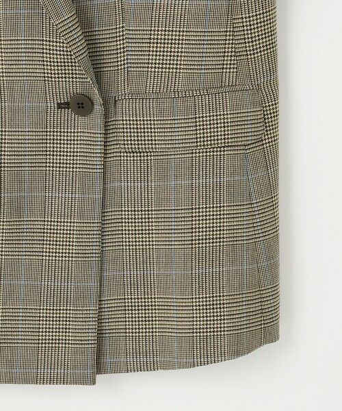 J.PRESS / ジェイプレス テーラードジャケット | モナベールツイル チェック ダブル ジャケット | 詳細11