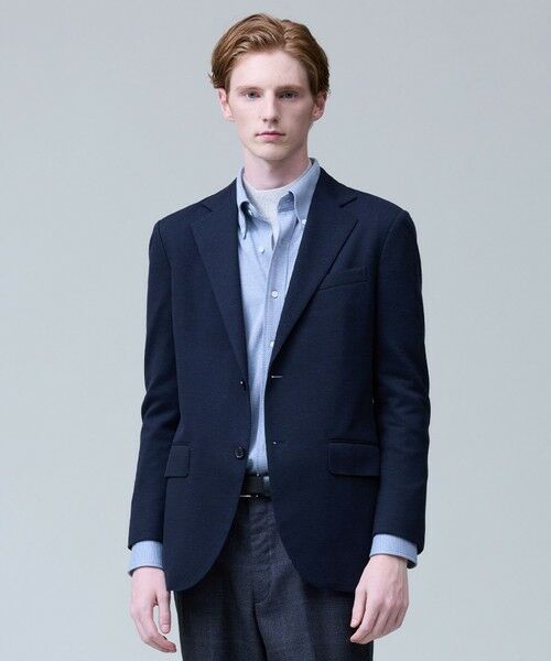 新品未使用 GIVERDYE テーラードジャケット AB3日本製 41 3シーズン着られる上質素材【ストレッチ / 吸水速乾 / 洗える