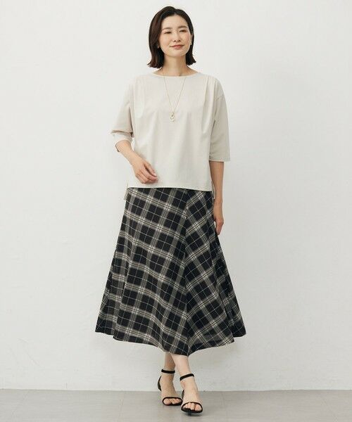 J.PRESS / ジェイプレス カットソー | 【洗える・抗菌防臭・接触冷感・吸水速乾】ドライポンチ ボートネック カットソー | 詳細6