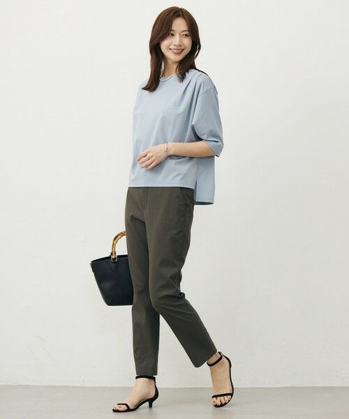 J.PRESS / ジェイプレス カットソー | 【洗える・抗菌防臭・接触冷感・吸水速乾】ドライポンチ ボートネック カットソー | 詳細9