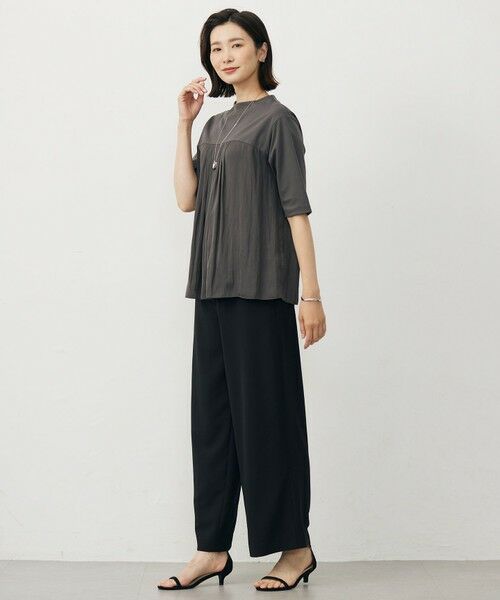 J.PRESS / ジェイプレス カットソー | 【洗える・抗菌防臭・接触冷感・吸水速乾】ドライポンチ フレア カットソー | 詳細1