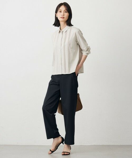 J.PRESS / ジェイプレス カットソー | ストライプジャージー シャツライク カットソー | 詳細2