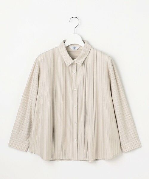 J.PRESS / ジェイプレス カットソー | ストライプジャージー シャツライク カットソー | 詳細3