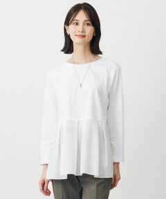 J.PRESS / ジェイプレス カットソー | 【WEB限定カラーあり】レイヤードジャージー フレア カットソー