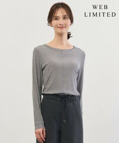 J.PRESS / ジェイプレス カットソー | 【WEB限定】シアーストレッチフライス クルーネック シアー カットソー