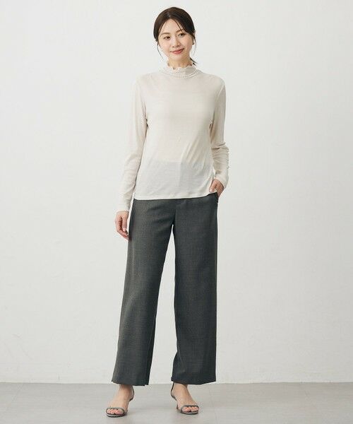 J.PRESS / ジェイプレス カットソー | 【WEB限定】シアーストレッチフライス メローネック シアー カットソー | 詳細10