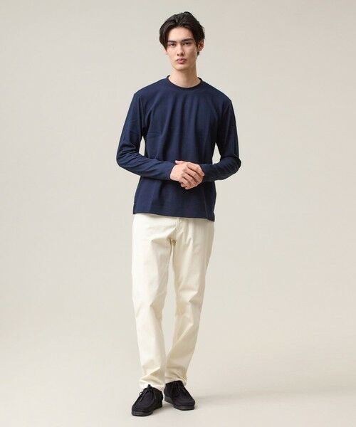 J.PRESS / ジェイプレス カットソー | オンでもオフでも品よく快適に【UVカット / 接触冷感 / 吸水速乾】【J.PRESS PREMIUM JERSEY】無地 ロングスリーブTシャツ | 詳細6