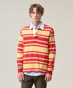 J.PRESS / ジェイプレス ポロシャツ | ソフトタッチコットンマルチボーダー ラガーポロシャツ