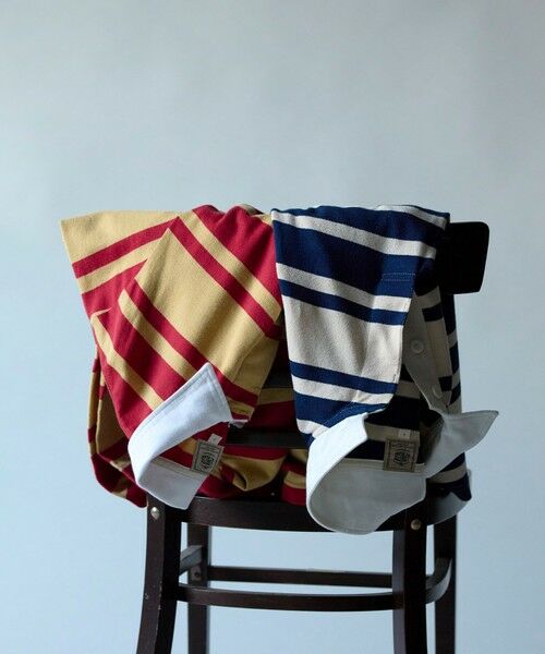 J.PRESS / ジェイプレス ポロシャツ | ソフトタッチコットンマルチボーダー ラガーポロシャツ | 詳細1