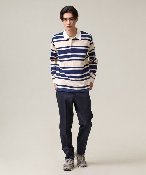J.PRESS / ジェイプレス ポロシャツ | ソフトタッチコットンマルチボーダー ラガーポロシャツ | 詳細16