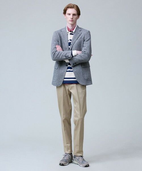 J.PRESS / ジェイプレス ポロシャツ | ソフトタッチコットンマルチボーダー ラガーポロシャツ | 詳細20