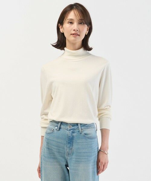 58ブレインタートル DRESS Cotton Plain Turtle neck ドレス コットンプレーン