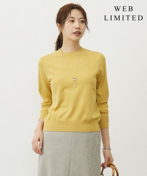 J.PRESS / ジェイプレス ニット・セーター | 【WEB限定】PRINCE クルーネック ニット(【WEB限定】イエロー系)