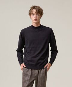 J.PRESS / ジェイプレス ニット・セーター | 動きやすさにこだわった立体設計【洗える】コットンカシミヤモックネック ニット