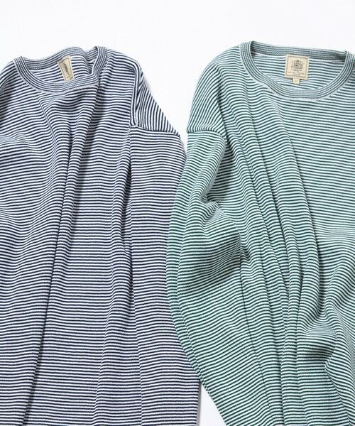 J.PRESS / ジェイプレス ニット・セーター | 【Tシャツ感覚で着られる新感覚ニット】ボーダーニット ロングスリーブＴシャツ | 詳細8