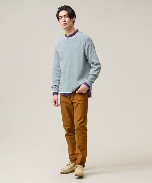 J.PRESS / ジェイプレス ニット・セーター | 【Tシャツ感覚で着られる新感覚ニット】ボーダーニット ロングスリーブＴシャツ | 詳細11