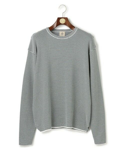 J.PRESS / ジェイプレス ニット・セーター | 【Tシャツ感覚で着られる新感覚ニット】ボーダーニット ロングスリーブＴシャツ | 詳細12