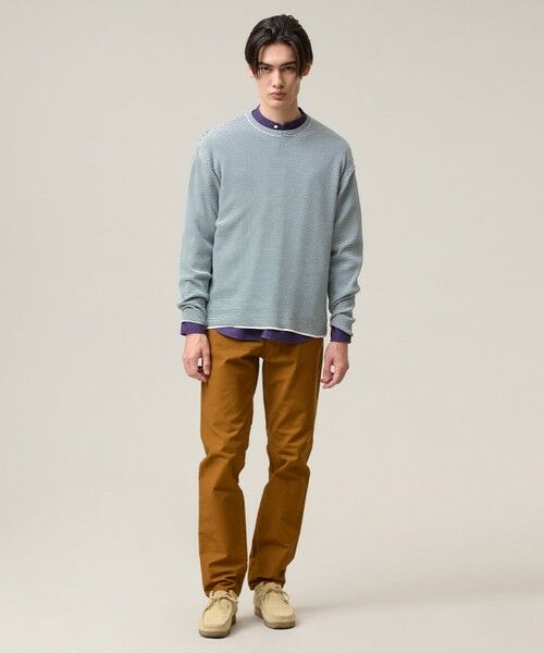 J.PRESS / ジェイプレス ニット・セーター | 【Tシャツ感覚で着られる新感覚ニット】ボーダーニット ロングスリーブＴシャツ | 詳細9