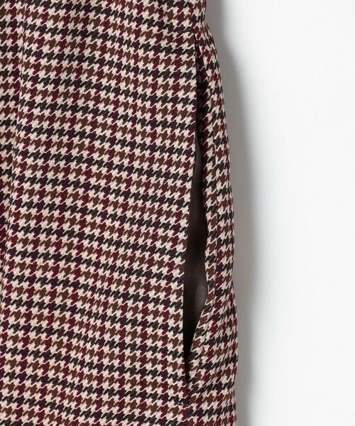 J.PRESS / ジェイプレス ロング・マキシ丈ワンピース | デシンハウンドトゥースプリント ワンピース | 詳細9