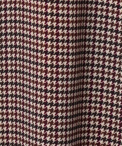 J.PRESS / ジェイプレス ロング・マキシ丈ワンピース | デシンハウンドトゥースプリント ワンピース | 詳細11