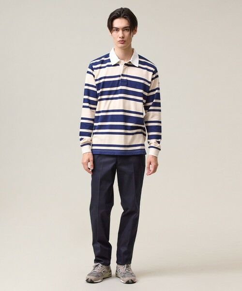 J.PRESS / ジェイプレス その他パンツ | 洗練されたシルエットと機能美【ストレッチ】トリコチン ステムテーパードパンツ | 詳細3