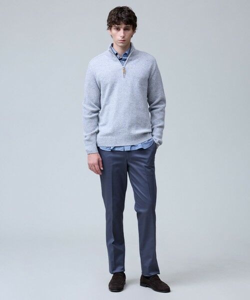 J.PRESS / ジェイプレス その他パンツ | 洗練されたシルエットと機能美【ストレッチ】トリコチン ステムテーパードパンツ | 詳細18