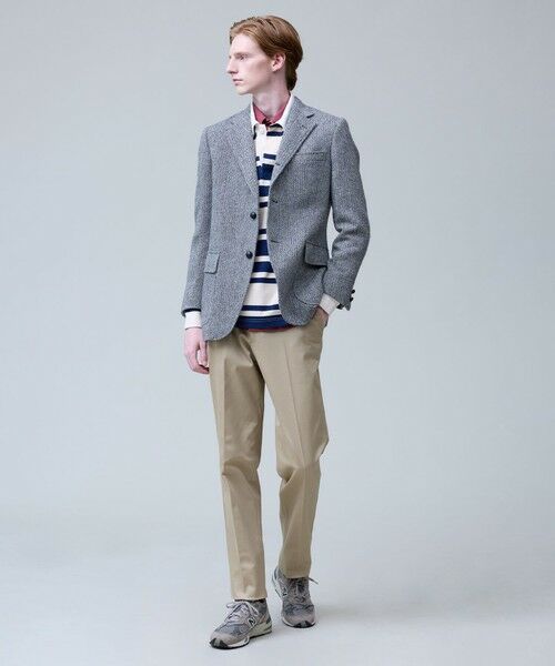 J.PRESS / ジェイプレス その他パンツ | 洗練されたシルエットと機能美【ストレッチ】トリコチン ステムテーパードパンツ | 詳細27