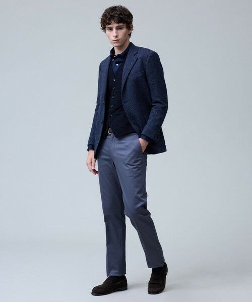 J.PRESS / ジェイプレス その他パンツ | 洗練されたシルエットと機能美【ストレッチ】トリコチン ステムテーパードパンツ | 詳細22