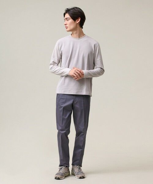 J.PRESS / ジェイプレス その他パンツ | 洗練されたシルエットと機能美【ストレッチ】トリコチン ステムテーパードパンツ | 詳細24