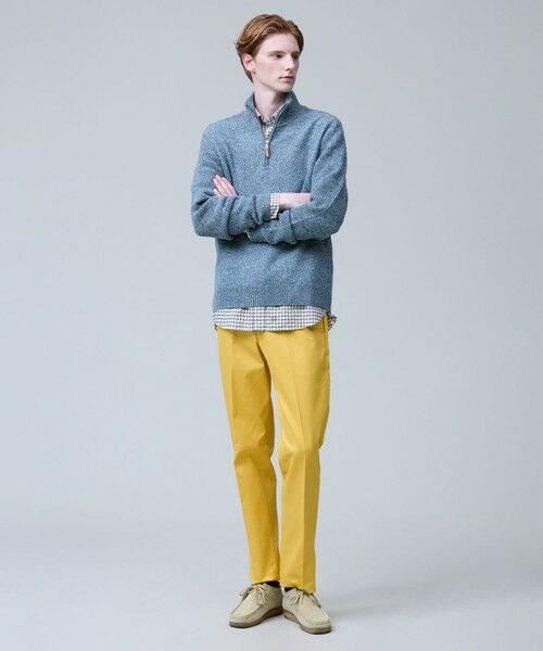 J.PRESS / ジェイプレス その他パンツ | 洗練されたシルエットと機能美【ストレッチ】トリコチン ステムテーパードパンツ | 詳細28