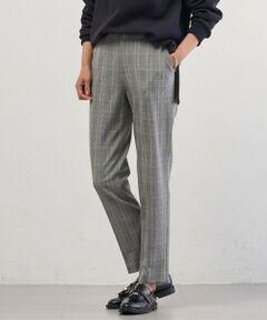 J.PRESS / ジェイプレス その他パンツ | アルガンシルク チェック テーパード パンツ