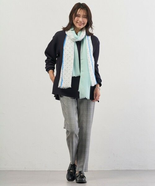 J.PRESS / ジェイプレス その他パンツ | アルガンシルク チェック テーパード パンツ | 詳細4