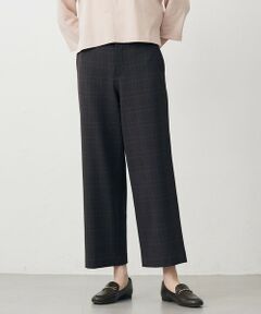 J.PRESS / ジェイプレス その他パンツ | アルガンシルク チェック クロップド パンツ