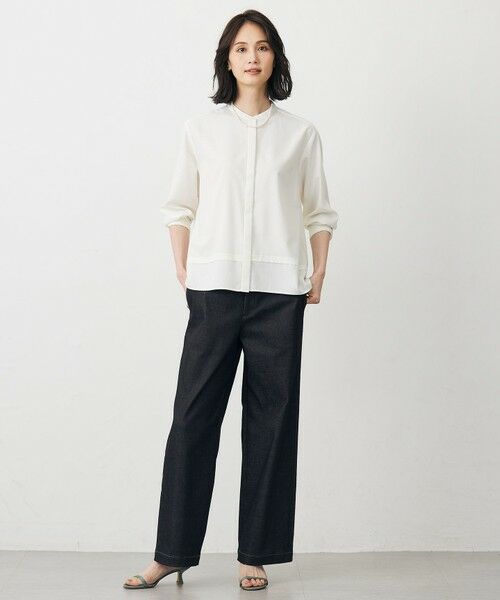 J.PRESS / ジェイプレス その他パンツ | 【WEB限定カラーあり】ハイパワーデニムツイル ワイドパンツ | 詳細10