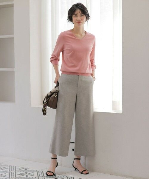 J.PRESS / ジェイプレス その他パンツ | Shineシャンブレーツイル クロップド パンツ | 詳細1