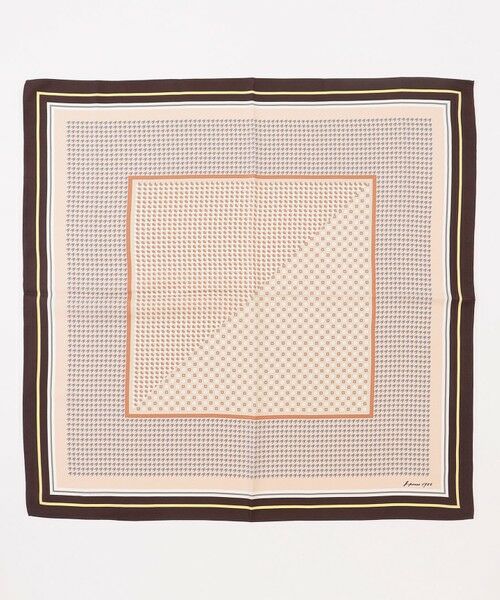 J.PRESS / ジェイプレス バンダナ・スカーフ | houndstooth スクエア スカーフ | 詳細20