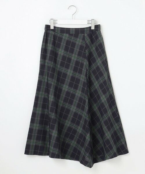 J.PRESS / ジェイプレス ミニ・ひざ丈スカート | 【WEB限定カラーあり・洗える】SOFT SHEER チェック フレア スカート | 詳細4