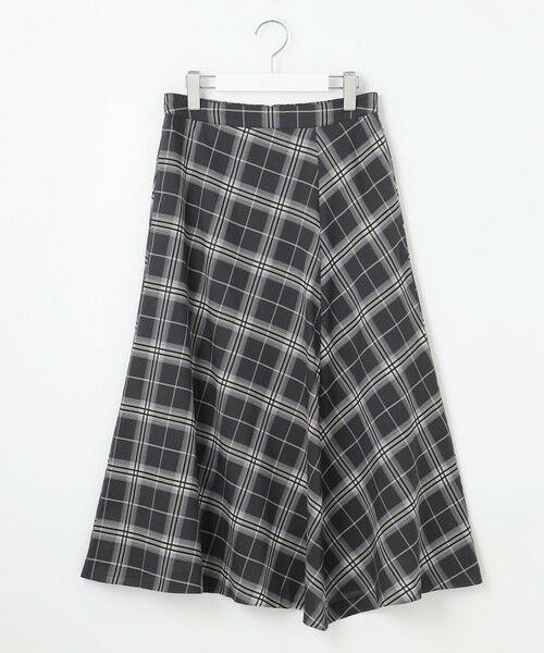 J.PRESS / ジェイプレス ミニ・ひざ丈スカート | 【WEB限定カラーあり・洗える】SOFT SHEER チェック フレア スカート | 詳細16