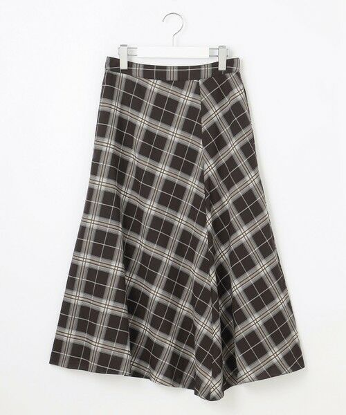 J.PRESS / ジェイプレス ミニ・ひざ丈スカート | 【WEB限定カラーあり・洗える】SOFT SHEER チェック フレア スカート | 詳細20