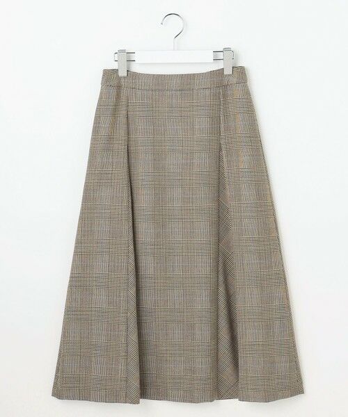 J.PRESS / ジェイプレス ミニ・ひざ丈スカート | モナベールツイル チェック フレア スカート | 詳細10