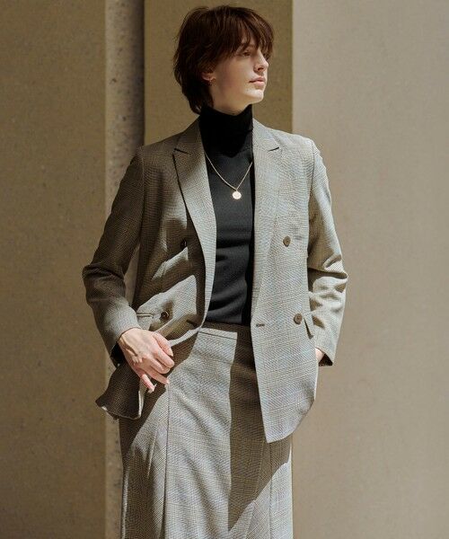 J.PRESS / ジェイプレス ミニ・ひざ丈スカート | モナベールツイル チェック フレア スカート | 詳細2