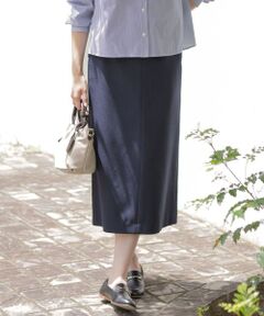 J.PRESS / ジェイプレス ミニ・ひざ丈スカート | Shineシャンブレーツイル スカート